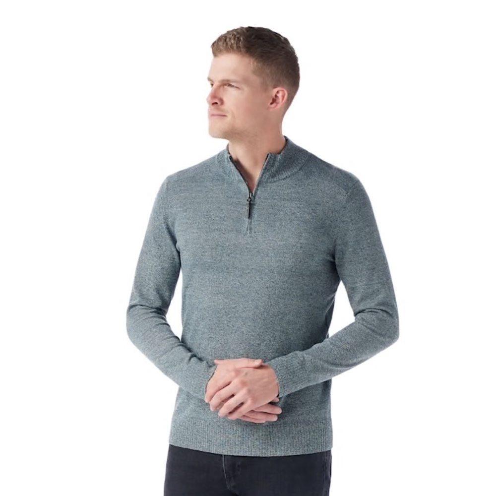 Smartwool sweater. Lightweight. Green. Great for Christmas dinner